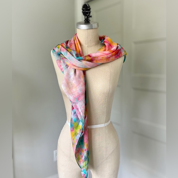 Tie Dyed Scarf - Picture 2 of 5